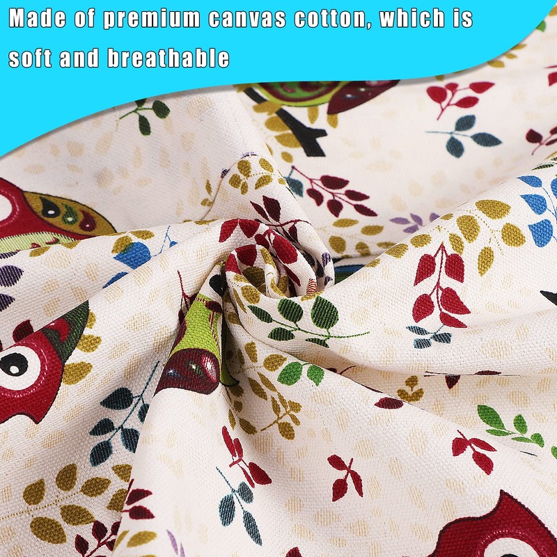 LOLOMLO Oversize Canvas Cotton Apron, Extra Large Aprons with 2