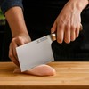 VICIUS 7.5-Inch Cleaver – 67-Layer Damascus Steel Tuoda Series, Razor-Sharp