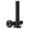 GuoYomm M6 x 50mm 20Pcs Flat Head Hex Socket Cap