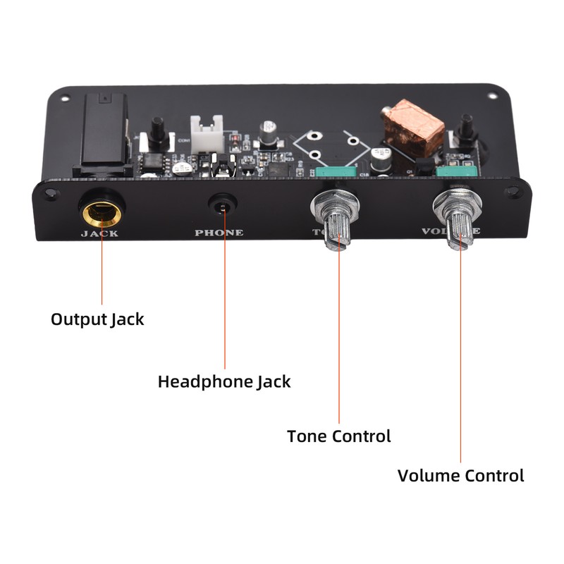 Mute Pickup Silent Violin Pickup EQ Balance Sensing Piezo Equalizer