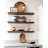 LEOPO 8-Pack 10 inch Floating Shelf Brackets, Hidden Shelf Bracket