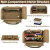 Rexmica 12-Inch Tool Bag with Anti-friction Bottom, Hand Tool Storage