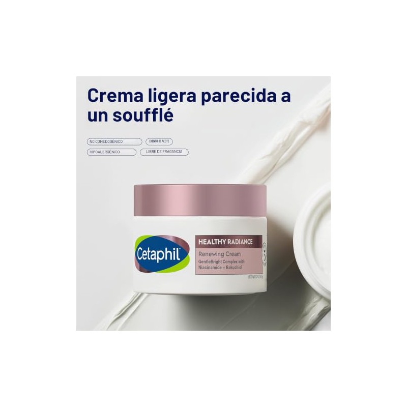 Cetaphil - Crema facial de Cetaphil, crema renovadora de brillo