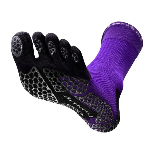 Activital PRO5 Foot Supporter, S-M, 8.9 - 10.0 inches (22.5 - 25.5 cm), Purple, 1 Pair