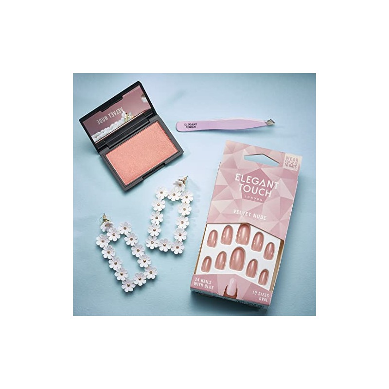 Elegant Touch Core Colour Nails Velvet Rose