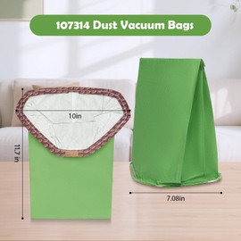 12Pack 107314 Micro Filter Vacuum Bags Compatible with Proteam 6 Quart Backpack Vacuum: Super Coach Pro 6, ProVac FS 6, GoFit 6, GoFit 6 PLUS and GoFree Flex Pro II