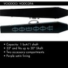 VOODOO Black Coffin Pool Cue Case, Deluxe Vinyl Hard Billiard