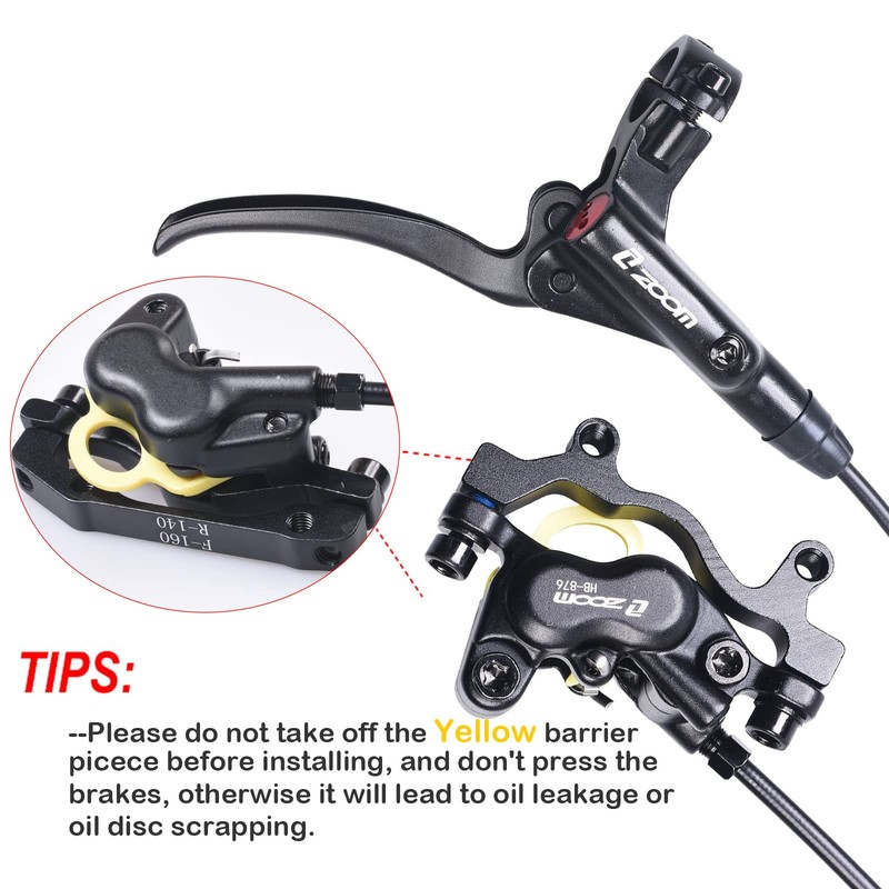 ThinkTop 4 Piston Bike Hydraulic Disc Brake, MTB Bicycle Oil