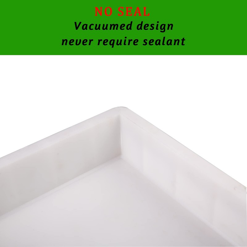Kalinta Epoxy Mold with Divider Adjustable-15.7x7.9x2.3 in No-Seal Large Resin