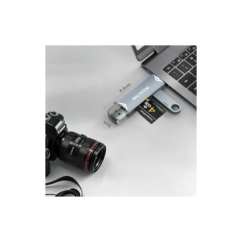 Lector de Tarjetas SD USB C y USB A, Adaptador