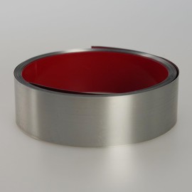 Hungbak Peel and Stick Metal Trim, Flexible Stainless Steel Molding for Wall, Fireplace, Mirror Frame, Craft and Home Decoration (Shiny Silver, 12m x 5cm)