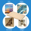 COOZEE Unfinished Birch Wood Canvas Panels Kit, 4 Pack of