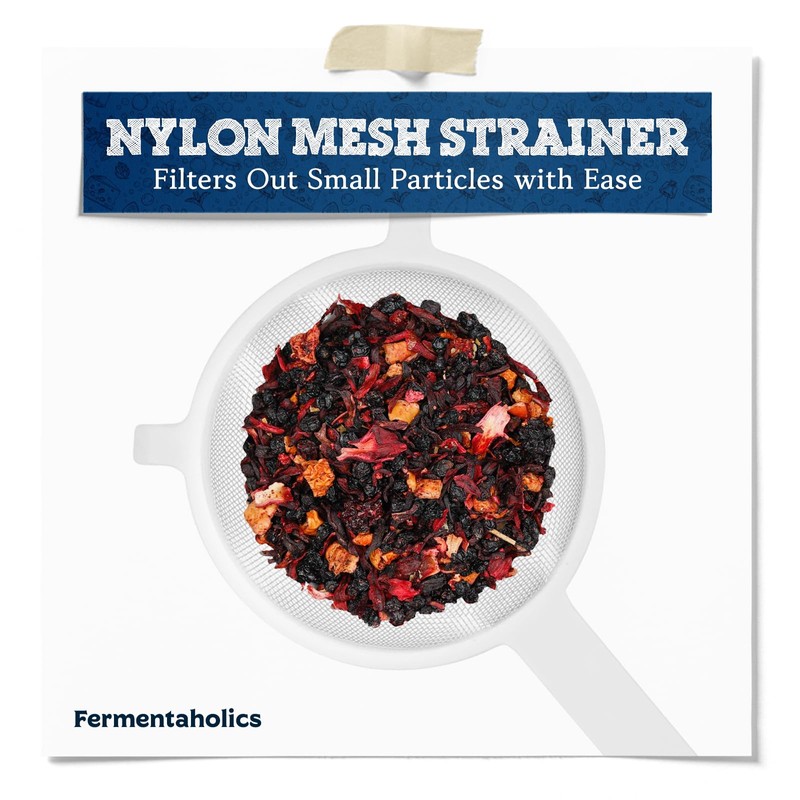 Nylon Mesh Gallon Strainers – 2 Pack – 3.75 Inch
