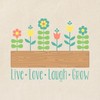 CafePress Live Love Laugh Grow Tote Bag Reusable Natural Beige