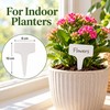 Waterproof T-Shaped Plant Labels for Garden Organization – Reusable PVC
