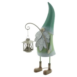 FRANK FLECHTWAREN Gnome Lantern, Metal, Dimensions: Height 51 cm, Lantern 7 x 7 x 8 cm, without Tea Light