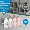 Youvip Shower Caddy, Shower Organizers [5-Pack], Rustproof Bathroom Shower Shelves