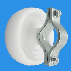 ZAB-S 29BO*38 Wheel Castor for Event Fence Barrier Grille Construction Fence Spare Wheel Transport Roll (29BO*38)