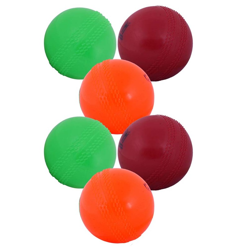 Kosma pack of 6 Windball Cricket Ball | Indoor &