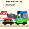 Battery Operated Locomotive Train Set for Wooden Train Tracks,Powerful Engine