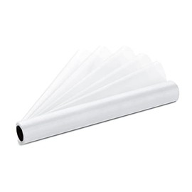 ORP16-008 - Organzastoff Tischläufer 16cm x 9m Tischdeko Hochzeit (Weiss)