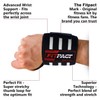 FITPACT Weight Lifting Wrist Wraps Support (PAIR), Elasticated Professional 18”