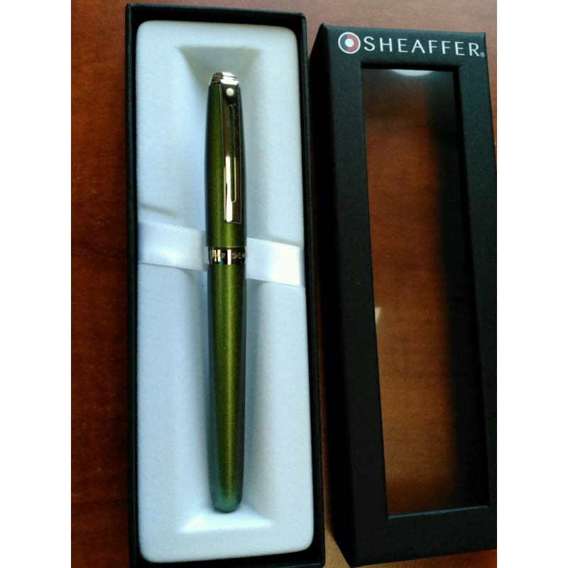 Sheaffer Prelude Green with Chrome Trim Rollerball