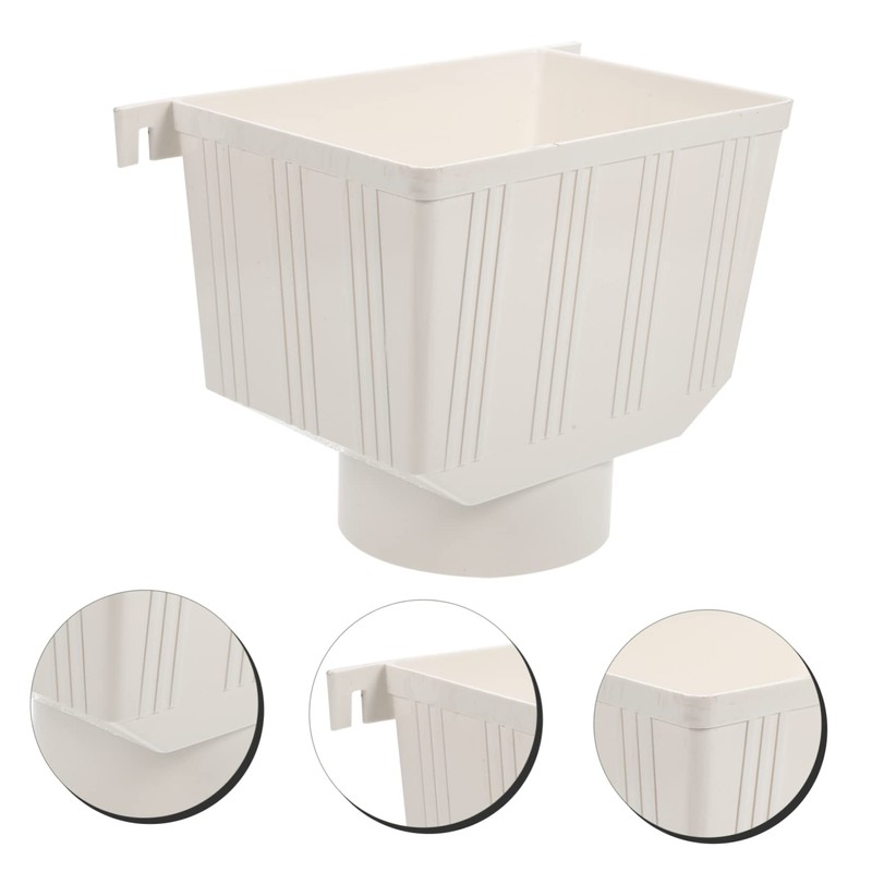 WHAMVOX Rain gutter collection bucket, rain gutter, rain barrels for