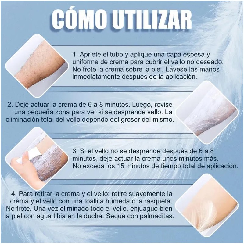 Crema Depilatoria Íntima Hombre Todo Cuerpo Espátula