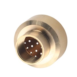 Brass Garden Pond Fountain Nozzle, Multiple Sizes 1/4" to 2", Water Spray Head for Outdoor Ponds, Durable Column Sprayer