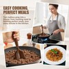 Wooden Meat Chopper, Meat Masher Wood Smasher Kitchen Tool for