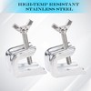 Fireplace Damper Clamp Stainless Steel Flue Stop Clamp for Gas