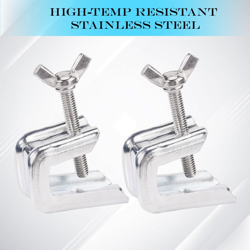 Fireplace Damper Clamp Stainless Steel Flue Stop Clamp for Gas