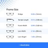 Visual Plus Blue Light Blocking Rectangular Reading Glasses for Men