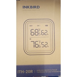 Inkbird ITH-20R Digital Hygrometer Indoor Outdoor Wireless Receiver Thermometer