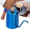 600ml Stainless Steel Manual Coffee Pot Long Narrow Spout Pour