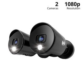 Night Owl Wired 1080p HD Indoor/Outdoor Add On Spotlight Cameras (2-Pack) (Requires Compatible DVR - Sold Separately)