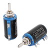 DKARDU 4 pcs WXD3-13-2W 10K Ohm Multi-Turn Wirewound Potentiometer Rotatable