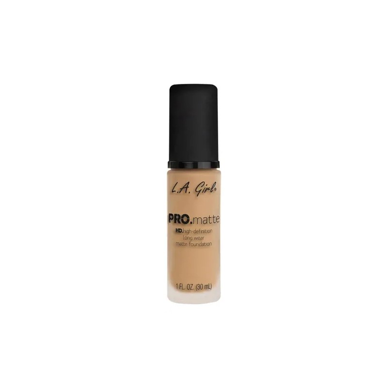 Base de Maquillaje Líquida L.A. Girl PRO Matte Tono Nutmeg