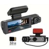 Dash Cam Front & Rear, Cardvr Video Dash, 1 Count