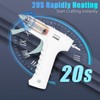 JENABOM Cordless Hot Glue Gun with 20 Pcs Mini Glue