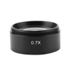 Stereo Microscopes Objective Lens, KP-0.7X Microscope Auxiliary Lens Metal Aluminum