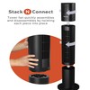 HOLMES STACK-N-CONNECT 45" Digital Tower Fan, ClearRead Display, Bonus Storage