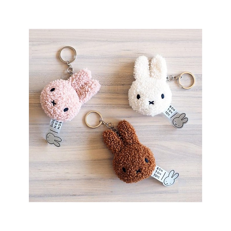 [BON TON TOYS] Miffy Tiny Teddy Keychain Pink/Bon Toys, Pink
