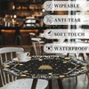 Outdoor Round Tablecloth with Elastic Band 36 In-90cm Elastic Garden