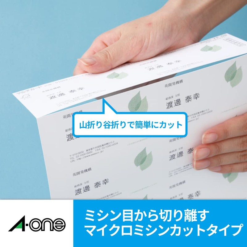 A-One Multi-Card 4-Sided Postcards 10 Sheets 51141