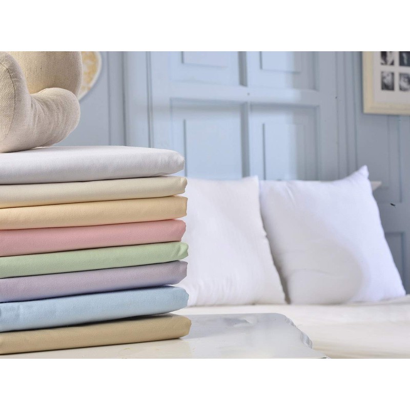Plain Dye Blended Cotton 65cm x 65cm Continental Housewife Pillowcase
