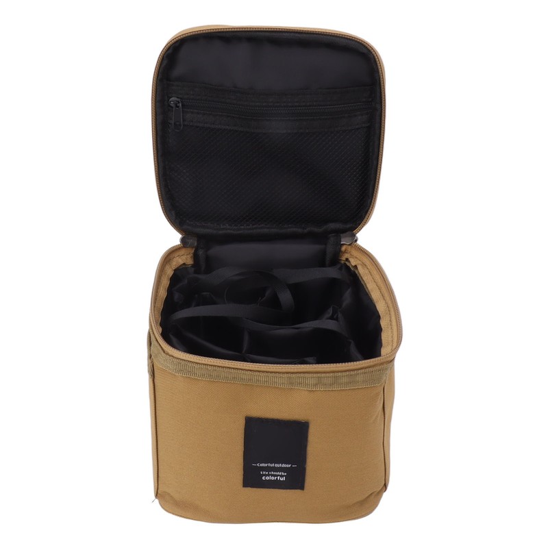 Spice Bottle Carry Bag Removable Inner Divider Oxford Cloth Portable