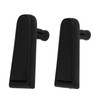 1 Pair Bike Rearview Mirror Plastic Handle Foldable 360 Degree