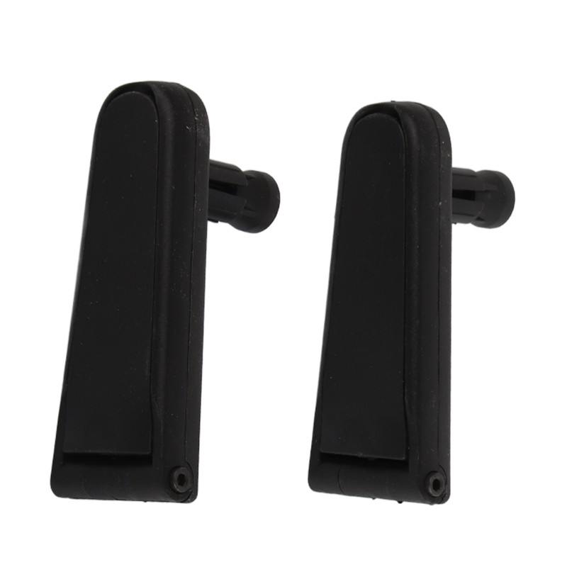 1 Pair Bike Rearview Mirror Plastic Handle Foldable 360 Degree